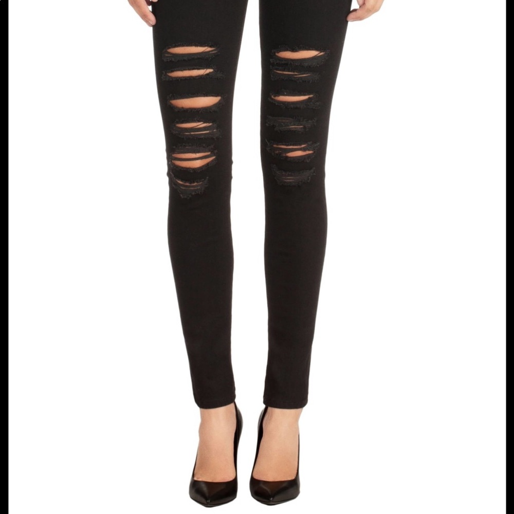 J Brand Maria High Rise Skinny Distressed - Picture 2 of 8